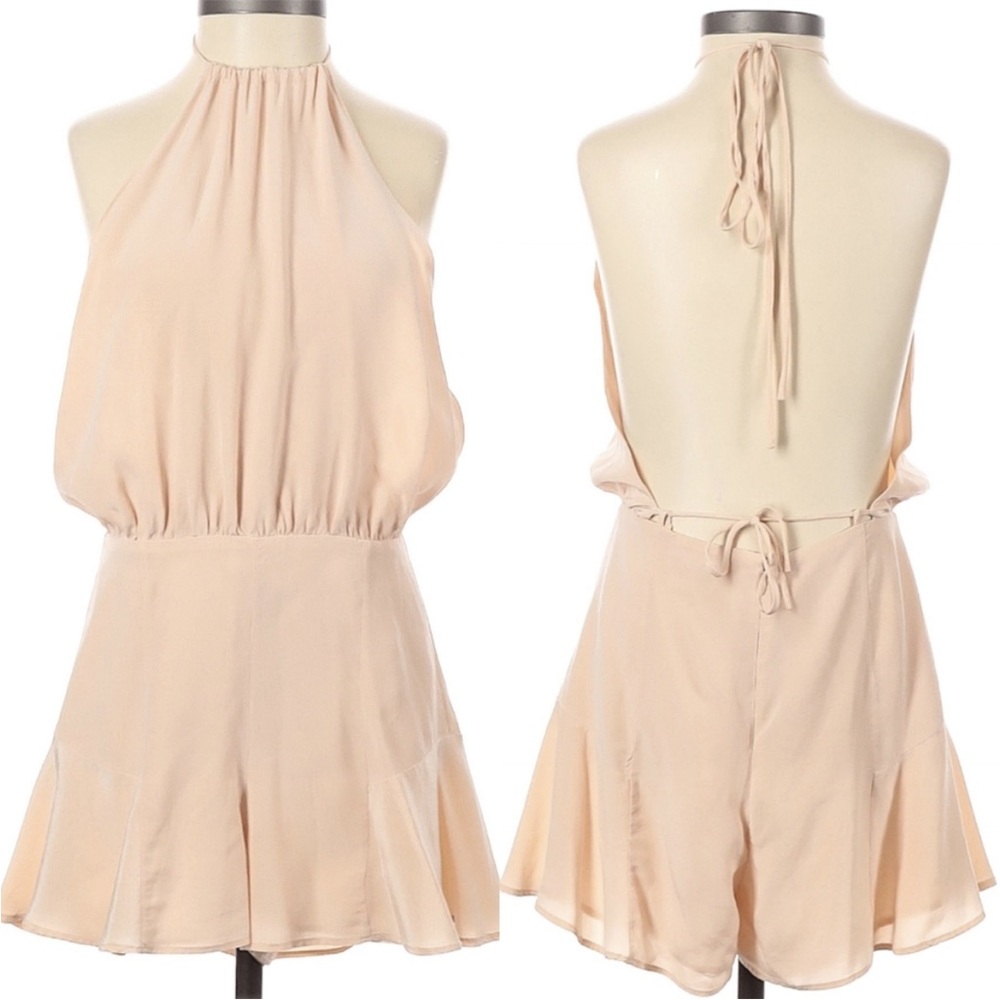 NWOT Jennifer Hope Backless Romper